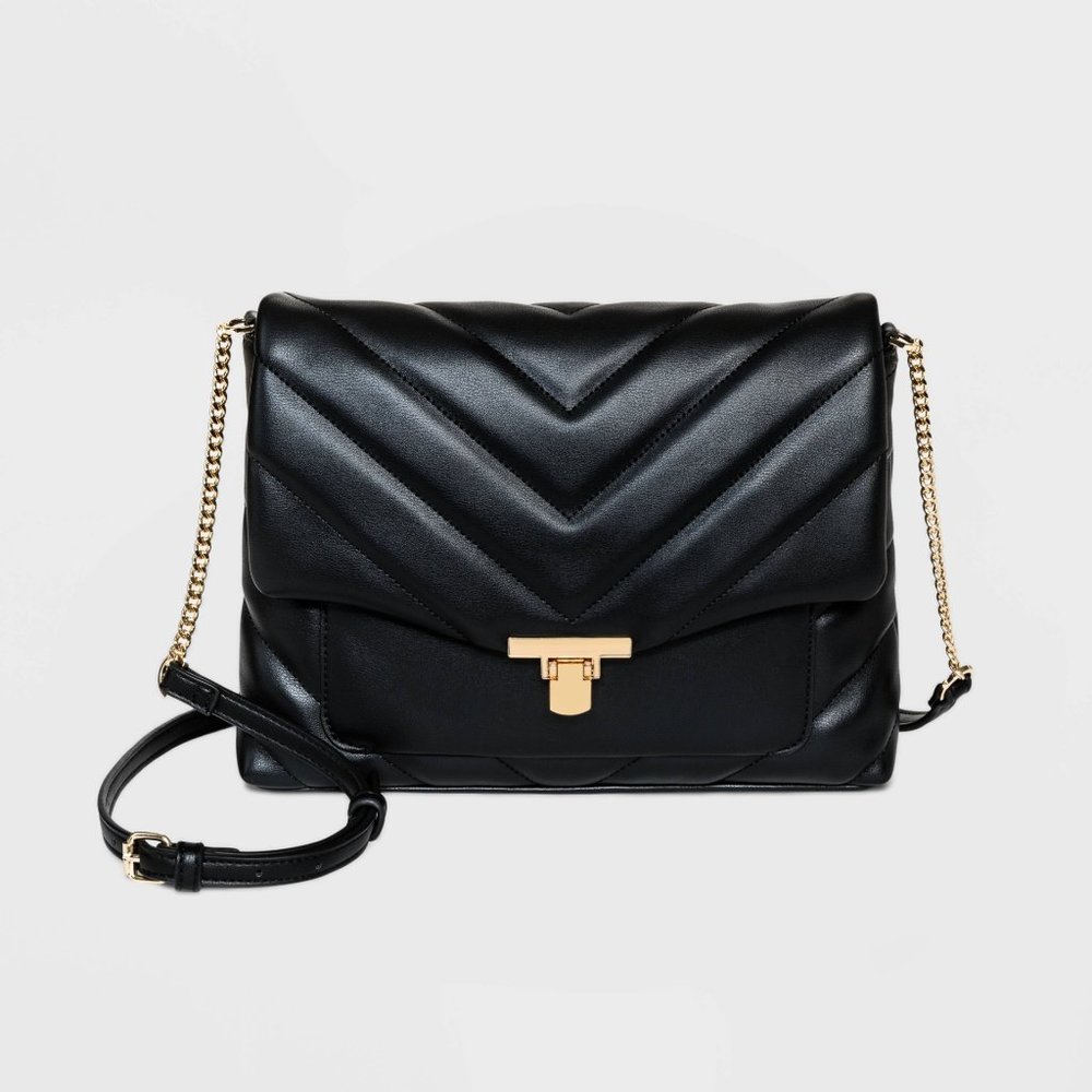 A New Day Quilted Boxy Crossbody Bag